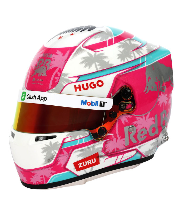 BELL 1/2スケール リアム・ローソン 2025年 マイアミGP VISA CASH APP RB F1 チーム ヘルメット拡大画像