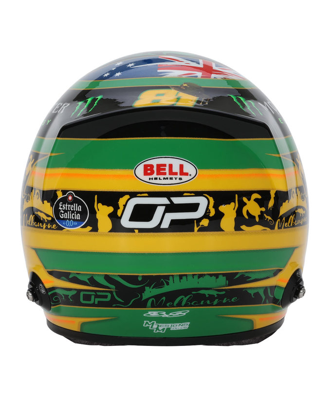 BELL 1/2スケール オスカー・ピアストリ 2025年 オーストラリアGP マクラーレン ヘルメット拡大画像