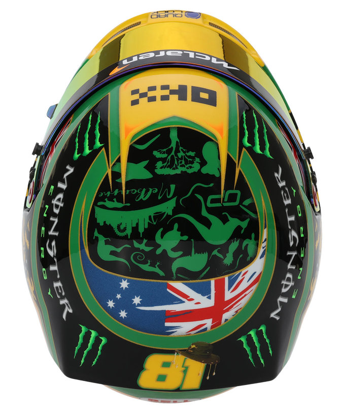 BELL 1/2スケール オスカー・ピアストリ 2025年 オーストラリアGP マクラーレン ヘルメット拡大画像
