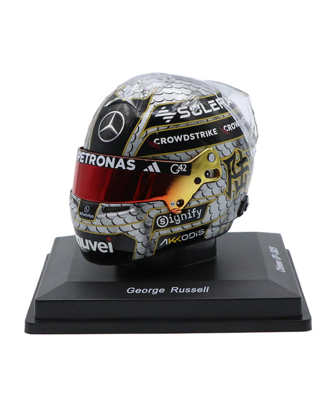 スパーク 1/5スケール ジョージ・ラッセル 2025年 中国GP メルセデス  ヘルメット拡大画像