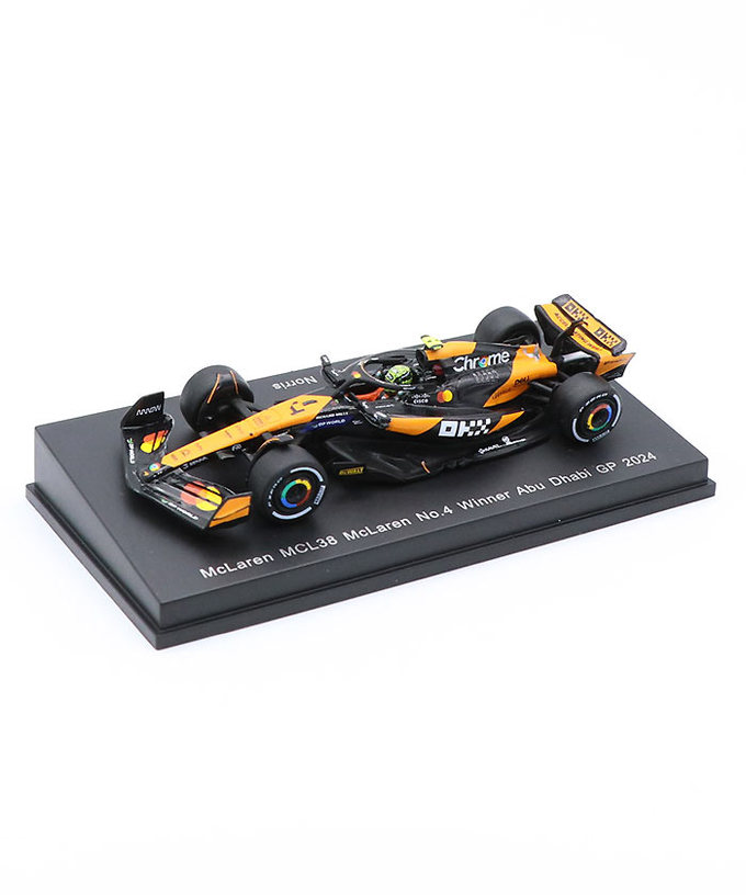 スパーク 1/64スケール マクラーレンF1チーム MCL38 ランド・ノリス 2024年 アブダビGP 優勝 /spk拡大画像