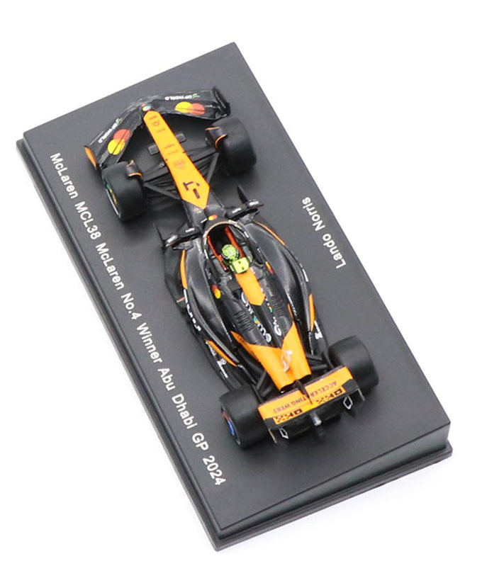 スパーク 1/64スケール マクラーレンF1チーム MCL38 ランド・ノリス 2024年 アブダビGP 優勝 /spk拡大画像
