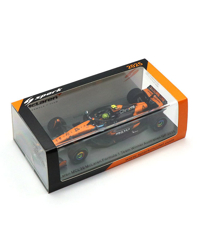 スパーク 1/43スケール マクラーレン F1 チーム MCL39 ランド・ノリス 2025年 オーストラリアGP 優勝 /25f1m拡大画像