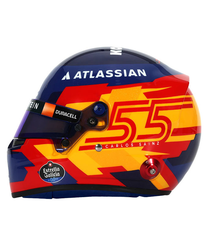 BELL 1/2スケール カルロス・サインツ 2025年 ウィリアムズ ヘルメット拡大画像
