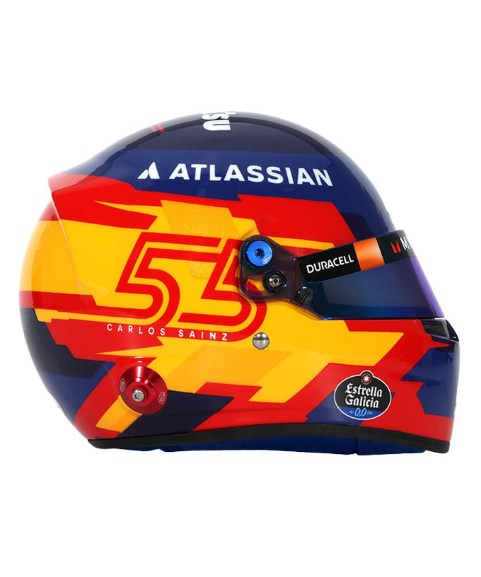 BELL 1/2スケール カルロス・サインツ 2025年 ウィリアムズ ヘルメット拡大画像