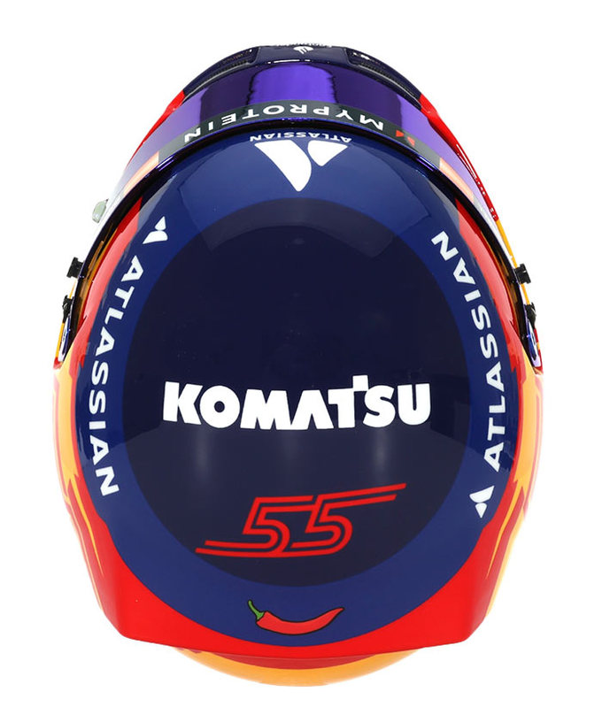 BELL 1/2スケール カルロス・サインツ 2025年 ウィリアムズ ヘルメット拡大画像