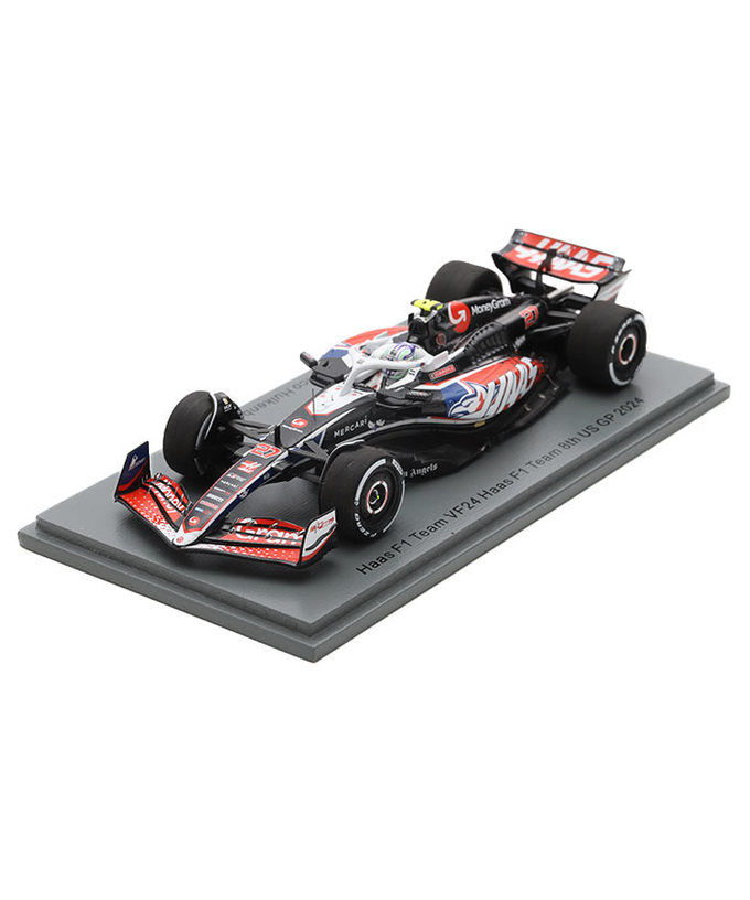 スパーク 1/43スケール ハース F1 チーム VF24  ニコ・ヒュルケンベルグ 2024年アメリカGP拡大画像