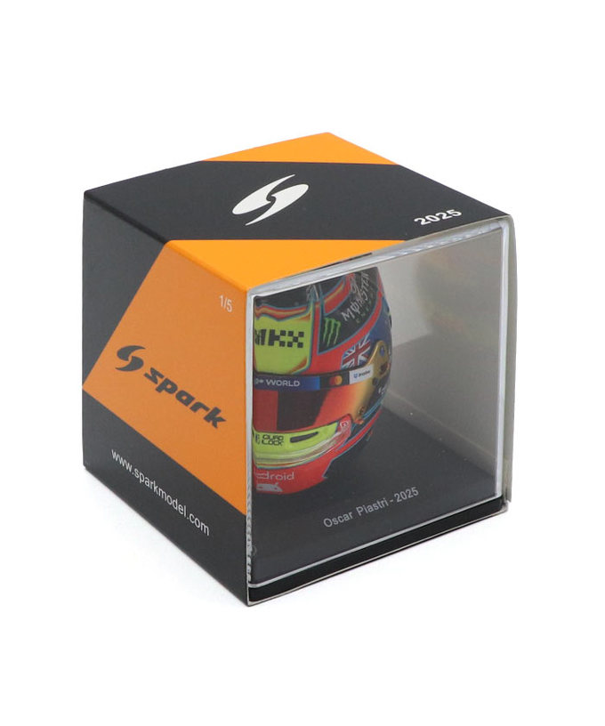 スパーク 1/5スケール オスカー・ピアストリ 2025年 マクラーレン ヘルメット拡大画像