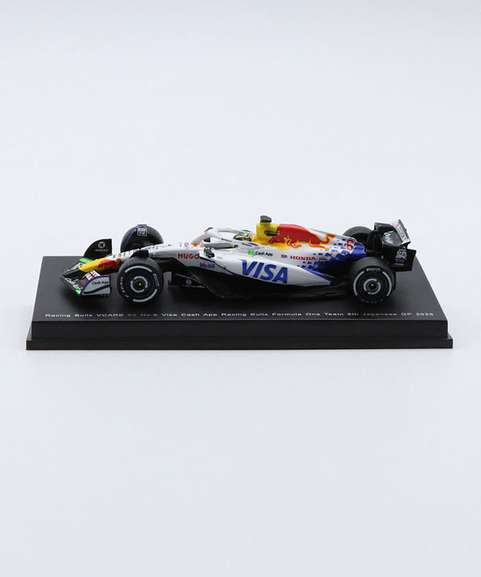 スパーク 1/64スケール VISA CASH APP RB F1 ホンダ VCARB 02 アイザック・ハジャー 2025年 日本GP 8位 /25f1m/25jp拡大画像