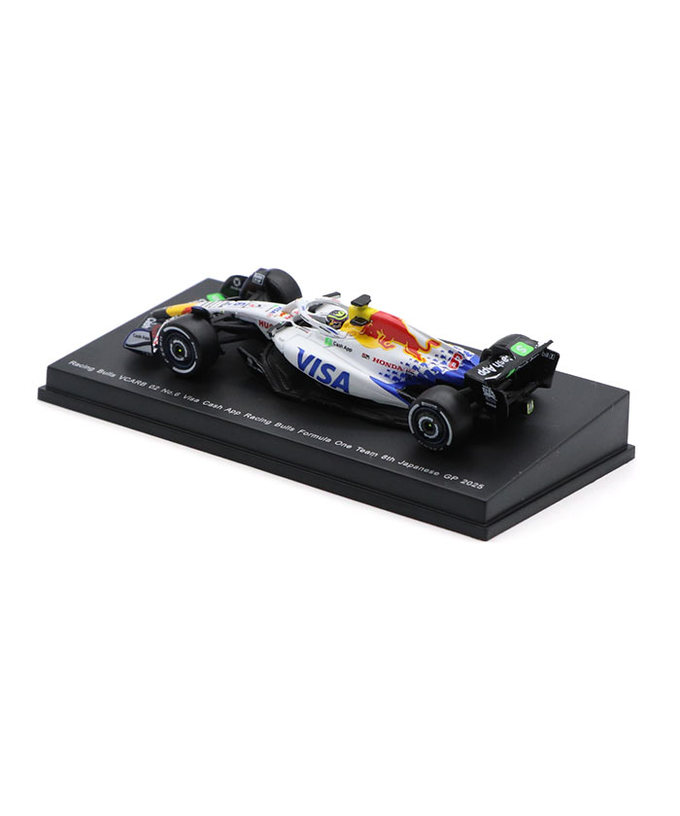 スパーク 1/64スケール VISA CASH APP RB F1 ホンダ VCARB 02 アイザック・ハジャー 2025年 日本GP 8位 /25f1m/25jp拡大画像