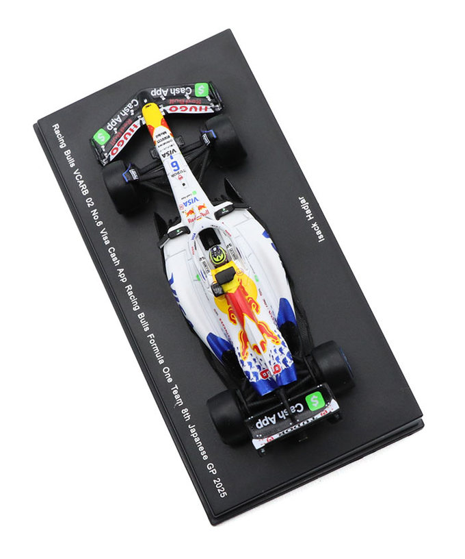 スパーク 1/64スケール VISA CASH APP RB F1 ホンダ VCARB 02 アイザック・ハジャー 2025年 日本GP 8位 /25f1m/25jp拡大画像