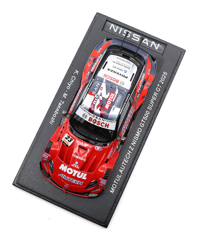 スパーク 1/43スケール MOTUL AUTECH Z NISMO No.23 千代勝正 / 高星明誠 GT500 スーパーGT 2025年 拡大画像