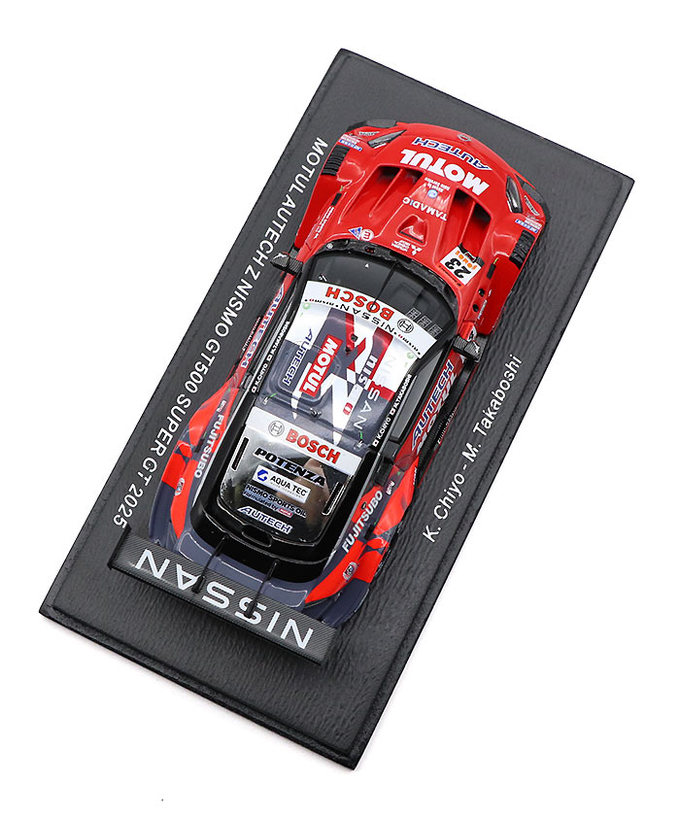 スパーク 1/43スケール MOTUL AUTECH Z NISMO No.23 千代勝正 / 高星明誠 GT500 スーパーGT 2025年 拡大画像