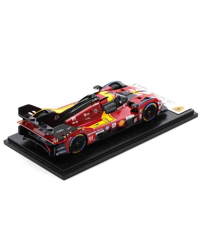 ルックスマート 1/43スケール フェラーリ 499P No.51 AF CORSE 2025年 ルマン24時間レース 3位入賞拡大画像