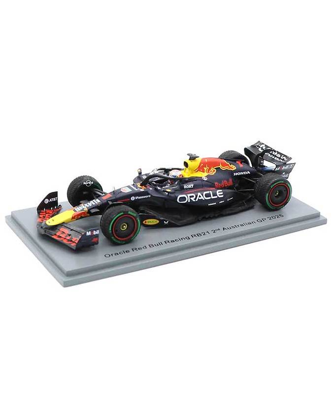 スパーク 1/43スケール オラクル レッドブル レーシング ホンダ RB21 マックス・フェルスタッペン 2025年 オーストラリアGP 2位入賞 /ARB/25f1m拡大画像