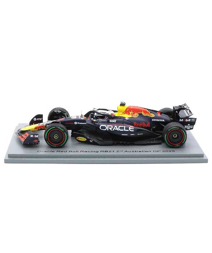 スパーク 1/43スケール オラクル レッドブル レーシング ホンダ RB21 マックス・フェルスタッペン 2025年 オーストラリアGP 2位入賞 /ARB/25f1m拡大画像