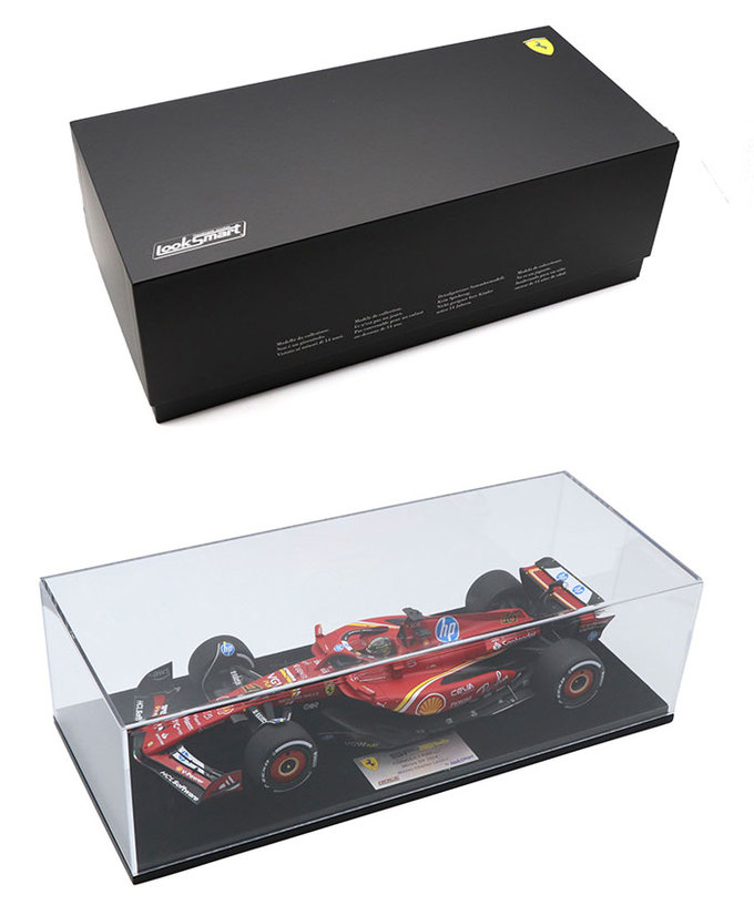 ルックスマート 1/18スケール フェラーリ SF-24 シャルル・ルクレール 2024年 モンツァGP 優勝 /24f1m拡大画像