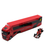 ブラゴ 1/43スケール スクーデリア フェラーリ IVECO S-WAY 570 トランスポーター / SF24 シャルル・ルクレール セット