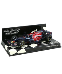 【海外並行品】ミニチャンプス 1/43スケール  スクーデリア トロロッソ STR3 セバスチャン・ベッテル 2008年イタリアGP優勝