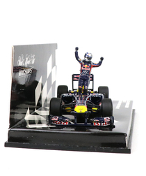 【海外並行品】ミニチャンプス 1/43スケール レッドブル レーシング ルノー RB7 セバスチャン・ベッテル　2011年スペインGP優勝/ARB