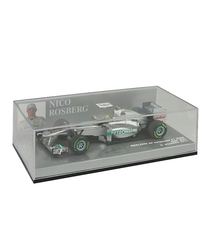 【海外並行品】ミニチャンプス 1/43スケール メルセデス GP ペトロナス F１チーム W02　ニコ・ロズベルグ　2011年