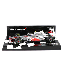 【海外並行品】ミニチャンプス 1/43スケール ボーダフォン マクラーレン メルセデス MP4-26 ジェンソン・バトン　2011年