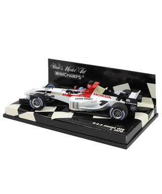 【海外並行品】ミニチャンプス 1/43スケール B.A.R ホンダ 006 佐藤琢磨　2004年