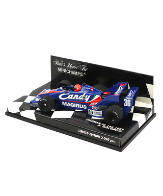 【海外並行品】ミニチャンプス 1/43スケール トールマン TG 183　ブルーノ・ジャコメリ 1983年