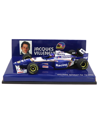 【海外並行品】ミニチャンプス 1/43スケール ウィリアムズ ルノー FW18 ジャック・ビルニューブ 1996年