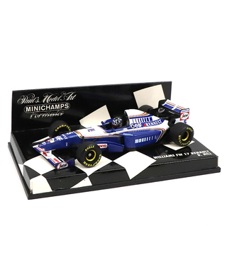 【海外並行品】ミニチャンプス 1/43スケール ウィリアムズ ルノー FW17 デーモン・ヒル 1995年