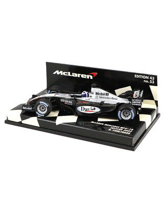 【海外並行品】ミニチャンプス 1/43スケール マクラーレン メルセデス MP4-18 デビッド・クルサード 2003年テストカー