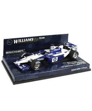 【海外並行品】ミニチャンプス 1/43スケール ウィリアムズ FW24 ニコ・ロズベルグ 2002年バルセロナ テスト