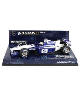 【海外並行品】ミニチャンプス 1/43スケール ウィリアムズ FW24 ニコ・ロズベルグ 2002年バルセロナ テスト