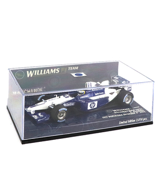 【海外並行品】ミニチャンプス 1/43スケール ウィリアムズ FW24 ニコ・ロズベルグ 2002年バルセロナ テスト