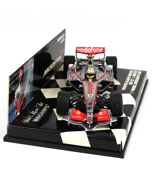 【海外並行品】ミニチャンプス 1/43スケール ボーダフォン マクラーレン メルセデス MP4/22 ルイス・ハミルトン 2007年オーストラリアGP 初表彰台