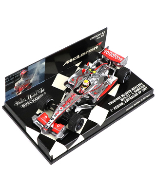 【海外並行品】ミニチャンプス 1/43スケール ボーダフォン マクラーレン メルセデス MP4/22 ルイス・ハミルトン 2007年オーストラリアGP 初表彰台