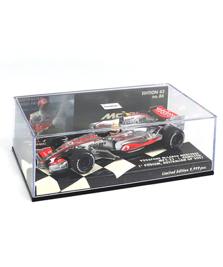 【海外並行品】ミニチャンプス 1/43スケール ボーダフォン マクラーレン メルセデス MP4/22 ルイス・ハミルトン 2007年オーストラリアGP 初表彰台