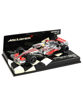 【海外並行品】ミニチャンプス 1/43スケール ボーダフォン マクラーレン メルセデス MP4/23 ルイス・ハミルトン 2008年