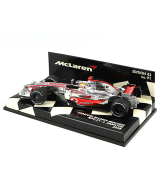 【海外並行品】ミニチャンプス 1/43スケール ボーダフォン マクラーレン メルセデス MP4/23 ルイス・ハミルトン 2008年