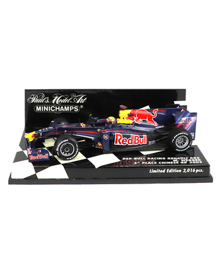 【海外並行品】ミニチャンプス 1/43スケール レッドブル レーシング ルノー RB5 マーク・ウェバー 2009年中国GP 2位表彰台 /ARB