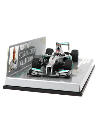 【海外並行品】ミニチャンプス 1/43スケール メルセデス AMG ペトロナス F１ チーム W03 ミハエル・シューマッハー 300thGP 2012年 ベルギーGP #49