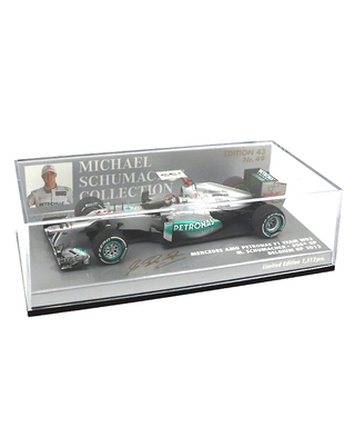 【海外並行品】ミニチャンプス 1/43スケール メルセデス AMG ペトロナス F１ チーム W03 ミハエル・シューマッハー 300thGP 2012年 ベルギーGP #49