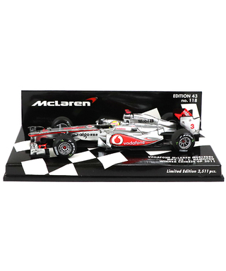 【海外並行品】ミニチャンプス 1/43スケール ボーダフォン マクラーレン メルセデス MP4-26 ルイス・ハミルトン 2011年中国GP優勝