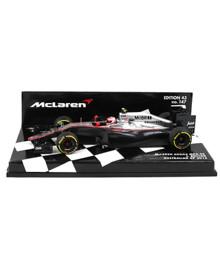 【海外並行品】ミニチャンプス 1/43スケール マクラーレン ホンダ MP4/30 ジェンソン・バトン 2015年オーストラリアGP