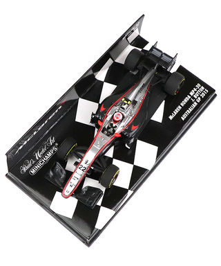 【海外並行品】ミニチャンプス 1/43スケール マクラーレン ホンダ MP4/30 ジェンソン・バトン 2015年オーストラリアGP