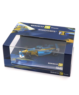 【海外並行品】ルノーF１チーム 別注 ミニチャンプス  1/43スケール ルノーF1 R23 フェルナンド・アロンソ
