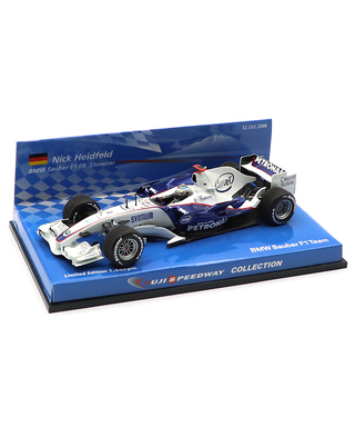 富士スピードウェイ別注 ミニチャンプス 1/43スケール BMW ザウバー F1.08 ショーカー ニック・ハイドフェルド 2008年