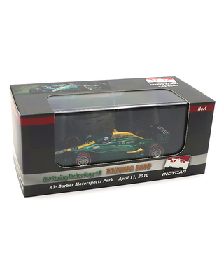 【海外並行品】グリーンライト 1/43スケール KVレーシング テクノロジー 佐藤琢磨 2010年 インディカー R3：バーバー モータースポーツ パーク