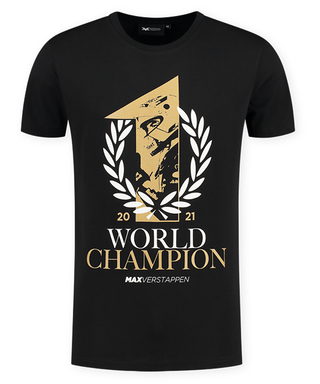 マックス・フェルスタッペン 2021 ワールドチャンピオン記念 Tシャツ /FN-W/ARB