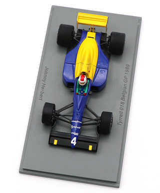スパーク 1/43スケール ティレル 018 ジョニー・ハーバート 1989年 ベルギーGP
